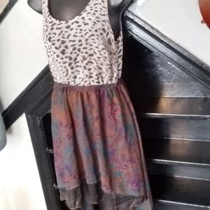 MStylelab Macy's Back out High low Sundress Sz Sm